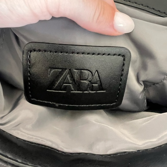 Zara Large Quilted Shoulder Bag - Picture 3 of 5